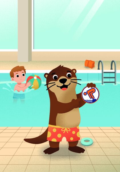 Stupsi schwimmt weiter im Aquacity1